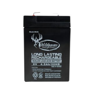 WILDGAME INNOVATIONS 6V Edrenaline Rechargeable Battery for Game Feeders