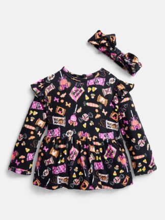 Minnie Mouse Baby Girls' Halloween Dress and Headband Set, 2-Piece, Sizes NB-24M