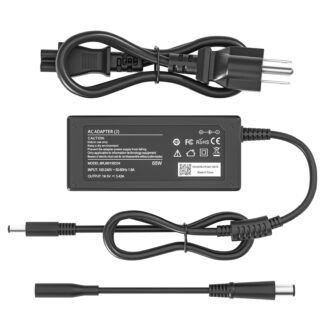 65W/45W Laptop Charger for Dell Inspiron 15-3000/5000/7000, Latitude 5420, XPS 9630, Round Tip