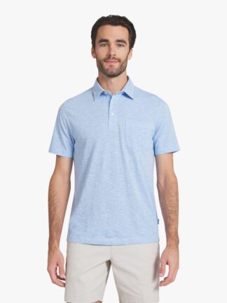 Chaps Men's and Big Men's Harbor Side Slub Short Sleeve Polo Shirt, Sizes S-3XL