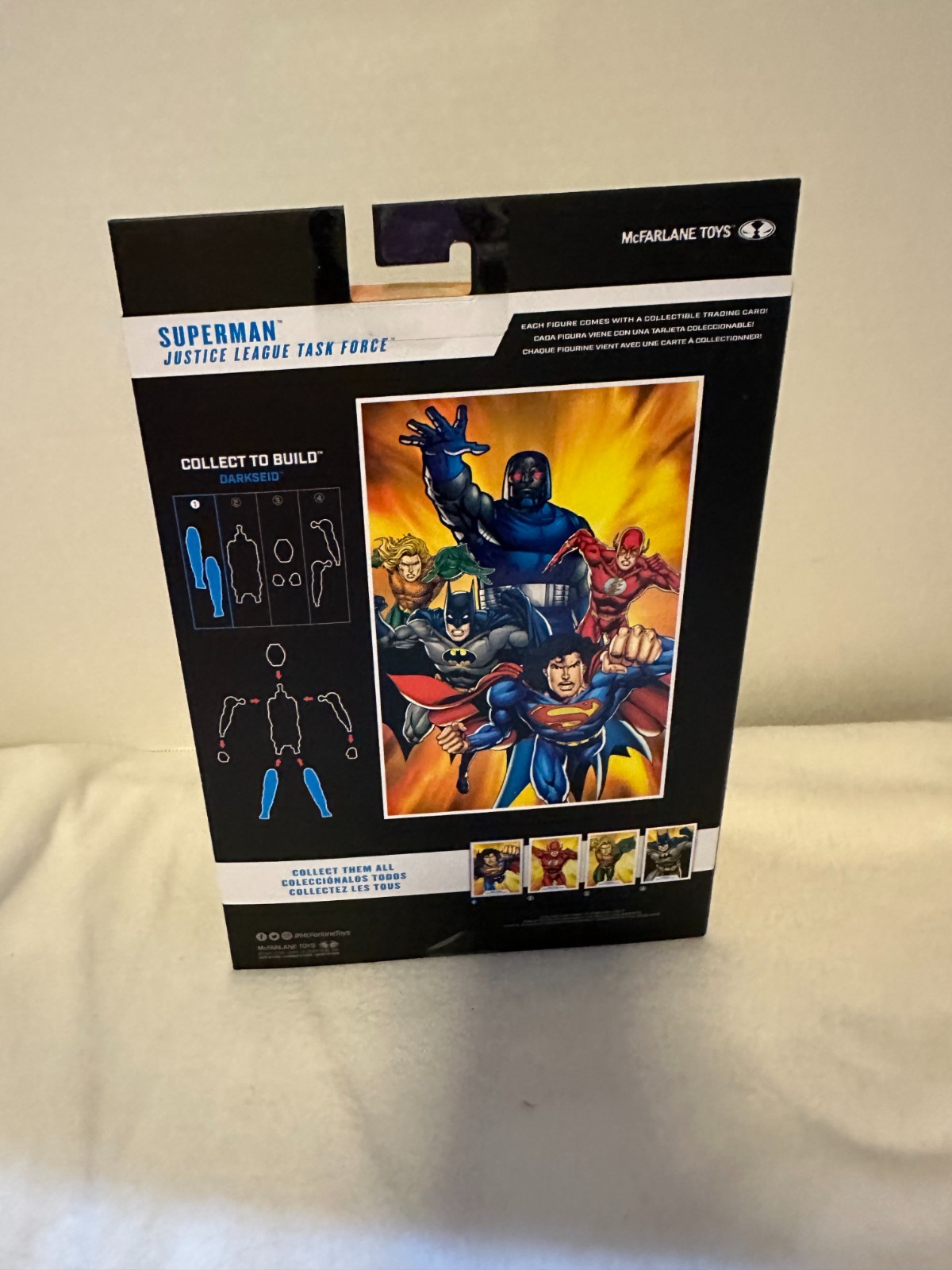 NEW McFarlane DC Justice League Task Force SUPERMAN 7" Action Figure BAF Wave 14 - Image 2