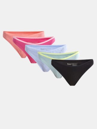 No Boundaries Cotton Bikini Panties, 5-Pack, Women’s and Women’s Plus, Sizes XS-XXXL (UPC 82776)